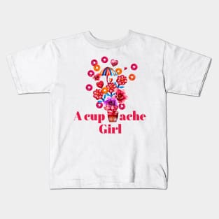 A cup ache girl Kids T-Shirt